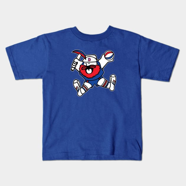 Denver Nuggets Miner Kids T-Shirt by Aurver